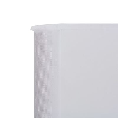 vidaXL Vjetrobran sa 6 panela od tkanine 800 x 160 cm pješčano bijeli