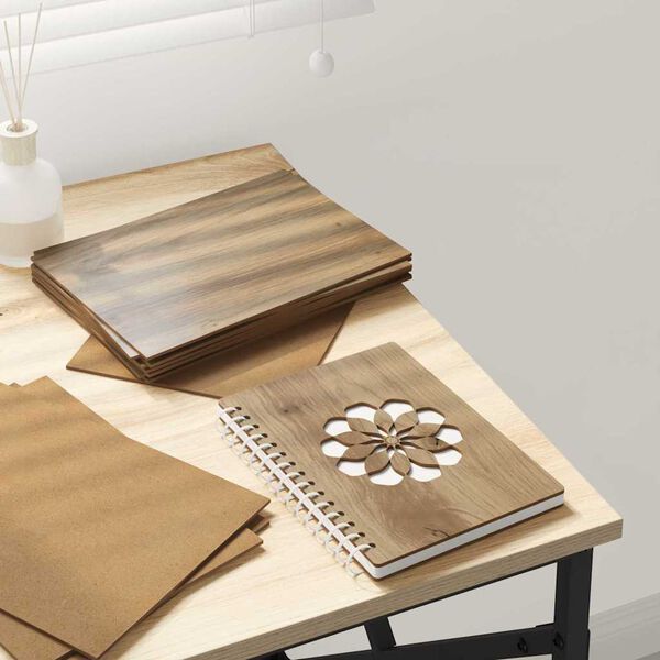 vidaXL Dekor Paneli 50 pcs Umjetnički hrast 15 x 21 x 0.27 cm