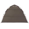 vidaXL Šator za ribolov za 4 osoba smeđi brzo otpuštanje