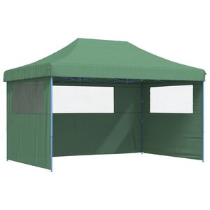 vidaXL &Scaron;ator za zabave 440 x 292 x 315 cm Zelena s plavim okvirom