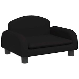 vidaXL Krevet za pse crni 50 x 40 x 30 cm od tkanine