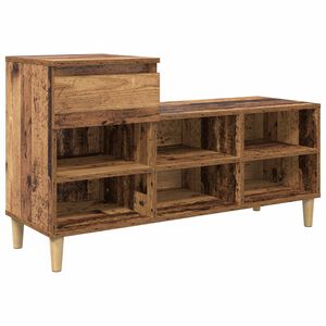 vidaXL Ormar za cipele 102 x 36 x 60 cm Konstruirano drvo Staro drvo