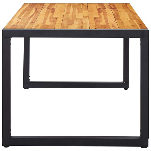 vidaXL 7-dijelni vrtni blagovaonski set sivi