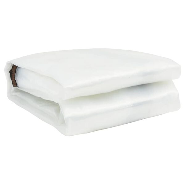 vidaXL Prozirna cerada s u&scaron;icama 5x10 m polietilen