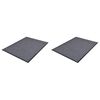 vidaXL PVC otirači 2 kom sivi 90 x 60 cm