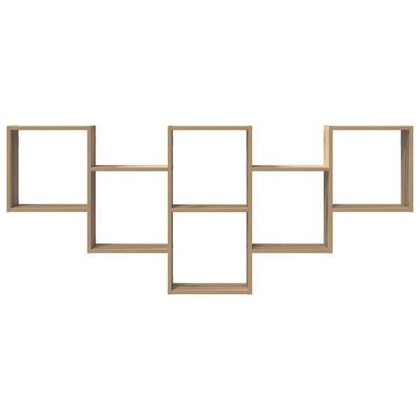 vidaXL Zidna polica boja artisian hrast 159x18x66 cm drveni