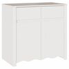 vidaXL Kreveta Drammen Bijelo 79 x 43 x 75.5 cm Čvrsto borovo drvo