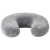 vidaXL Putni jastuk za vrat Sivi Pjena za pamćenje 27 x 27 x 8,5 cm