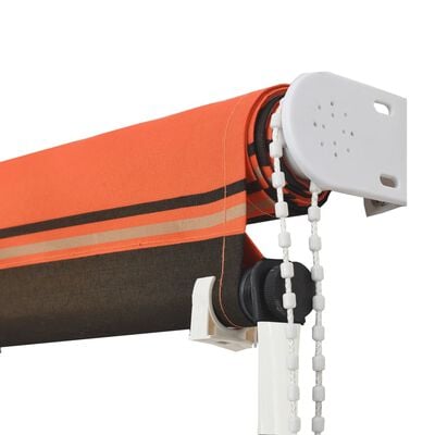 vidaXL Tenda na uvlačenje 150 x 150 cm narančasto-smeđa