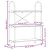 vidaXL Polica Staro drvo 80 x 30 x 109 cm Konstruirano drvo
