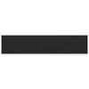vidaXL Prozorska klupčica Crno s drvenim uzorkom 120 x 30 x 4,5 cm PVC