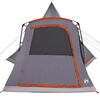 vidaXL Teepee &scaron;ator s krovom Siva i narančasta 545 x 450 x 295 cm