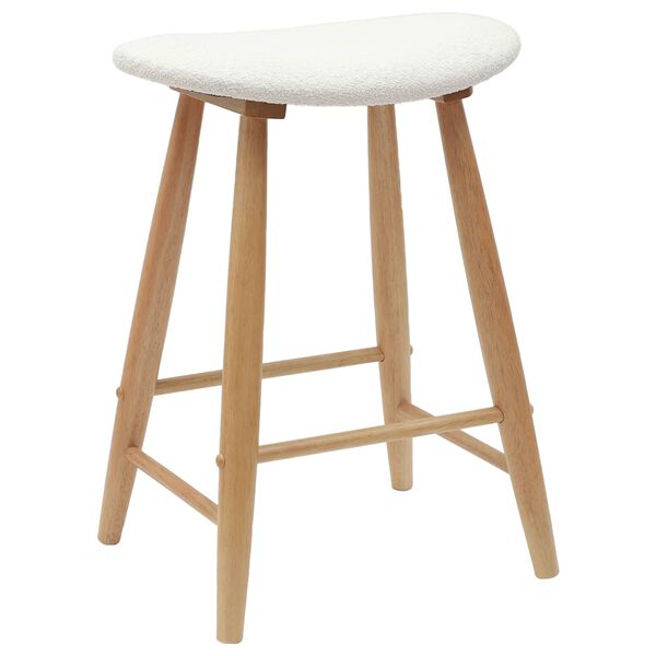 vidaXL Trpezarijske stolice 2 pcs Prirodna 46 x 37 x 63 cm