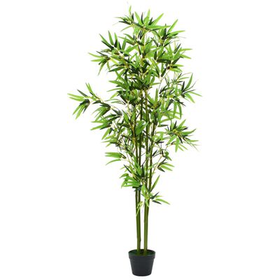 vidaXL Umjetna biljka bambusa s lončanicom 175 cm zelena