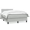 vidaXL Box spring krevet s madracem svjetlosivi 120x210 cm bar&scaron;unasti