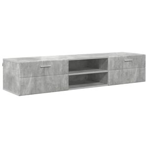 vidaXL Drveni ormar s ladicama Visoki sjaj bijela 150 x 39 x 30 cm