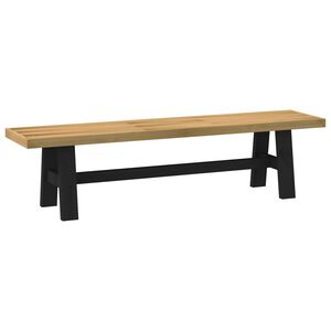 vidaXL Klupa za blagovanje NOAIN 160 x 41 x 45 cm Masivna borovina