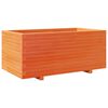 vidaXL Vrtna sadilica vo&scaron;tano smeđe boje 110x60x49,5 cm od borovine