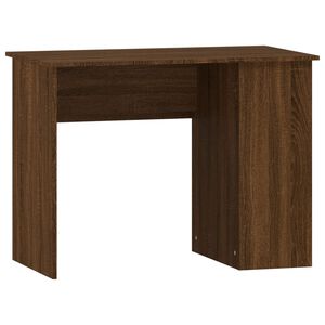 vidaXL Radni stol boja smeđeg hrasta 100x55x75 cm konstruirano drvo