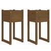 vidaXL Sadilice 2 kom boja meda 40 x 40 x 81 cm od masivne borovine