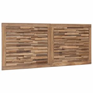 vidaXL Uzglavlje Zidne Prirodna 120 cm Čvrsto teak drvo