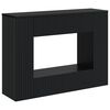 vidaXL Konzolna stolica Crna 101 x 29 x 74 cm Konstrukcijsko drvo