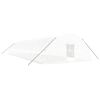 vidaXL Plastenik s čeličnim okvirom bijeli 108 m&sup2; 18 x 6 x 2,85 m