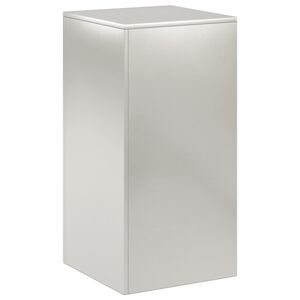 vidaXL Stalak za biljke Srebrna 40 x 40 x 80 cm Čelik