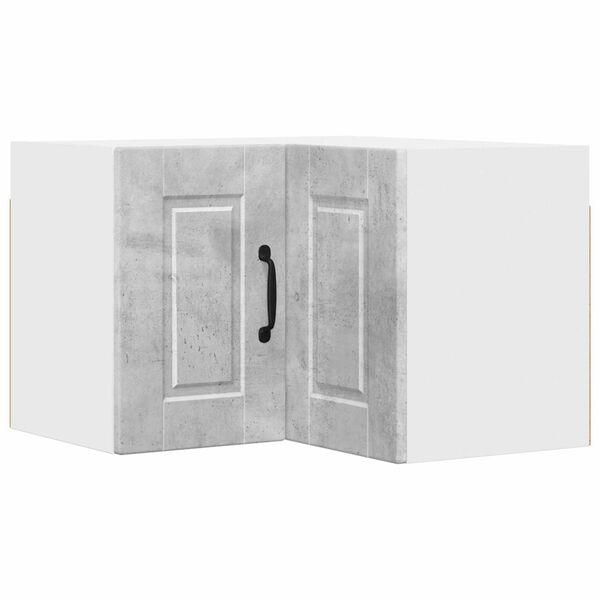 vidaXL Kuhinjski ormarić s policom Zidne Betonski sivi 57 x 57 x 40 cm