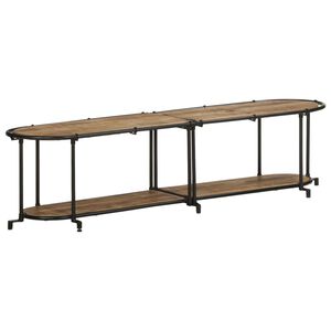 vidaXL TV ormarić 160x42x40 cm od masivnog grubog drva manga