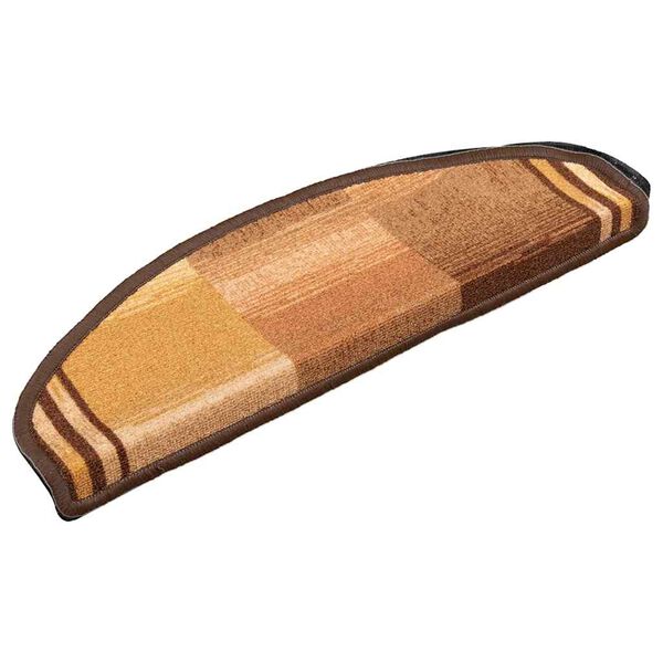 vidaXL Otirači za stepenice samoljepljivi 10 kom 65x21x4 cm smeđi