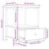 vidaXL Noćni ormar Sonoma hrast 42 x 41 x 56 cm Konstruirano drvo