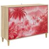 vidaXL Kreveta AACHEN Sonoma 102 x 33 x 75 cm Konstruirano drvo