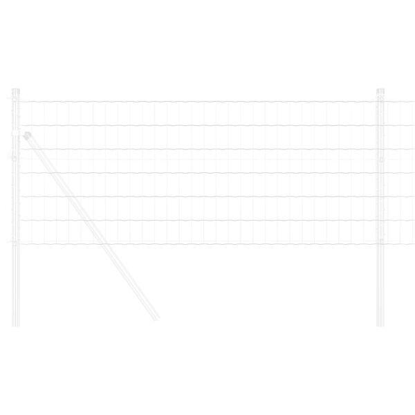 vidaXL Euro ograda Srebrno 0.4 x 25 m Vruće pocinčano željezo