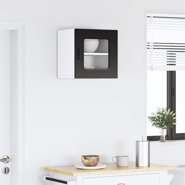 vidaXL Kuhinjski ormarić Kalmar Crna 40 x 31 x 40 cm Konstruirano drvo