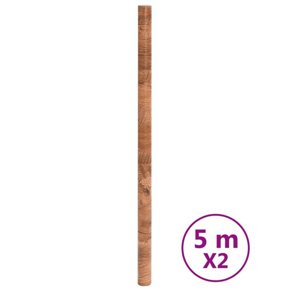 vidaXL Naljepnice za namje&scaron;taj samoljepljive izgled drva 90x500 cm PVC