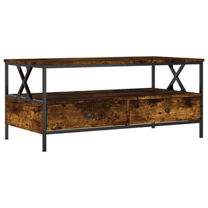 vidaXL Stolić za kavu boja hrasta 100 x 51 x 45 cm konstruirano drvo