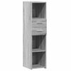 vidaXL Visoka komoda siva boja hrasta 30x42,5x124 cm konstruirano drvo
