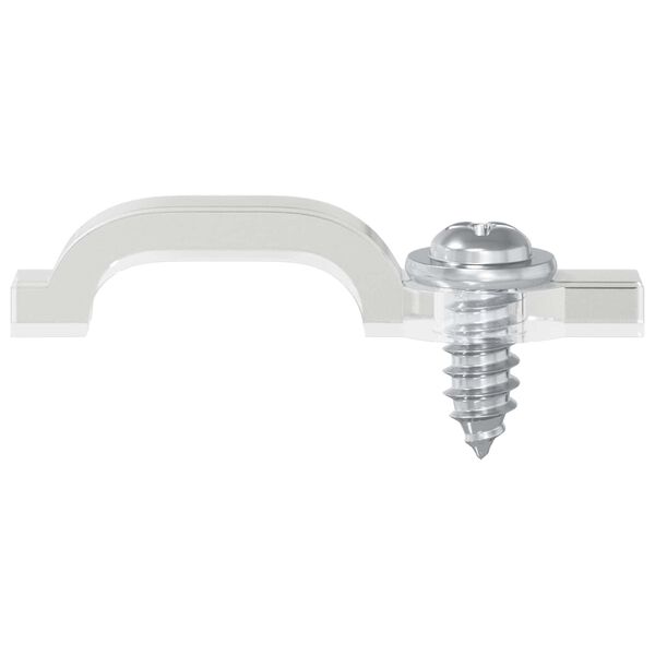 vidaXL LED Trake za sponice 2 pcs *Transparent*an 23,8 x 7,3 x 4,3 mm