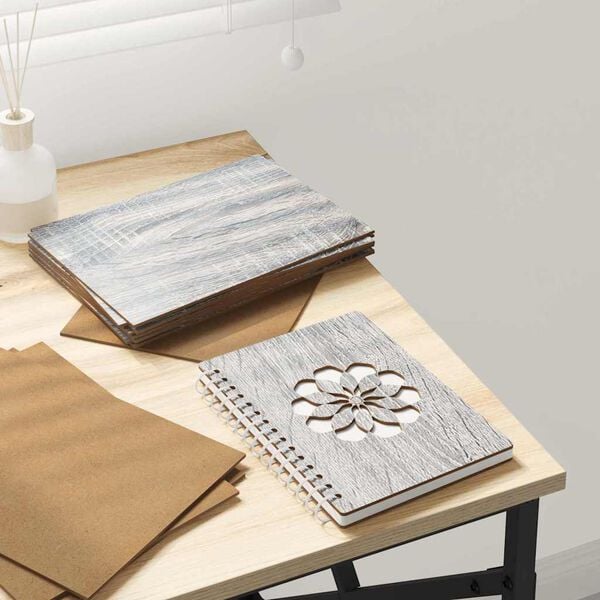 vidaXL Dekor Paneli 12 pcs Siva Sonoma 15 x 21 x 0.27 cm