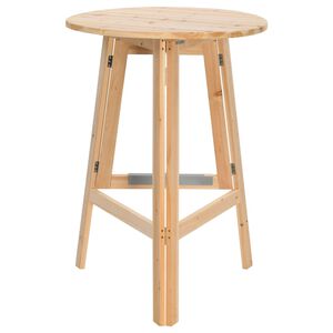 vidaXL Sklopivi barski stol od jelovine 78 cm