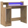 vidaXL Stol Umjetnički hrast 97 x 45 x 90 cm Konstruirano drvo