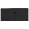 vidaXL Ormarić za spise crni 90 x 40 x 40 cm čelični