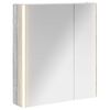 vidaXL Kupaonski ormar s ogledalom Siva Sonoma 63,5 x 15,5 x 70 cm