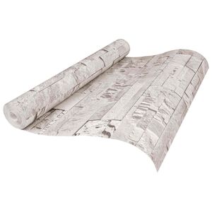 vidaXL 3D tapeta kamena Krem 10 x 0,53 m N woven tkanina