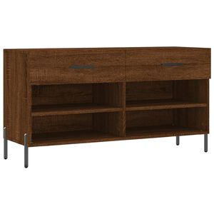 vidaXL Klupa za cipele smeđa boja hrasta 102x35x55cm konstruirano drvo