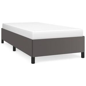 vidaXL Okvir za krevet sivi 90x190 cm od umjetne kože