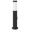 vidaXL Stupić s utičnicom 50 cm od nehrđajućeg čelika IP44