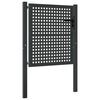 vidaXL Vrtna vrata antracit 100x100 cm čelik