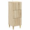 vidaXL Ormar s ladicama Hrast sonoma 33 x 34,5 x 90 cm